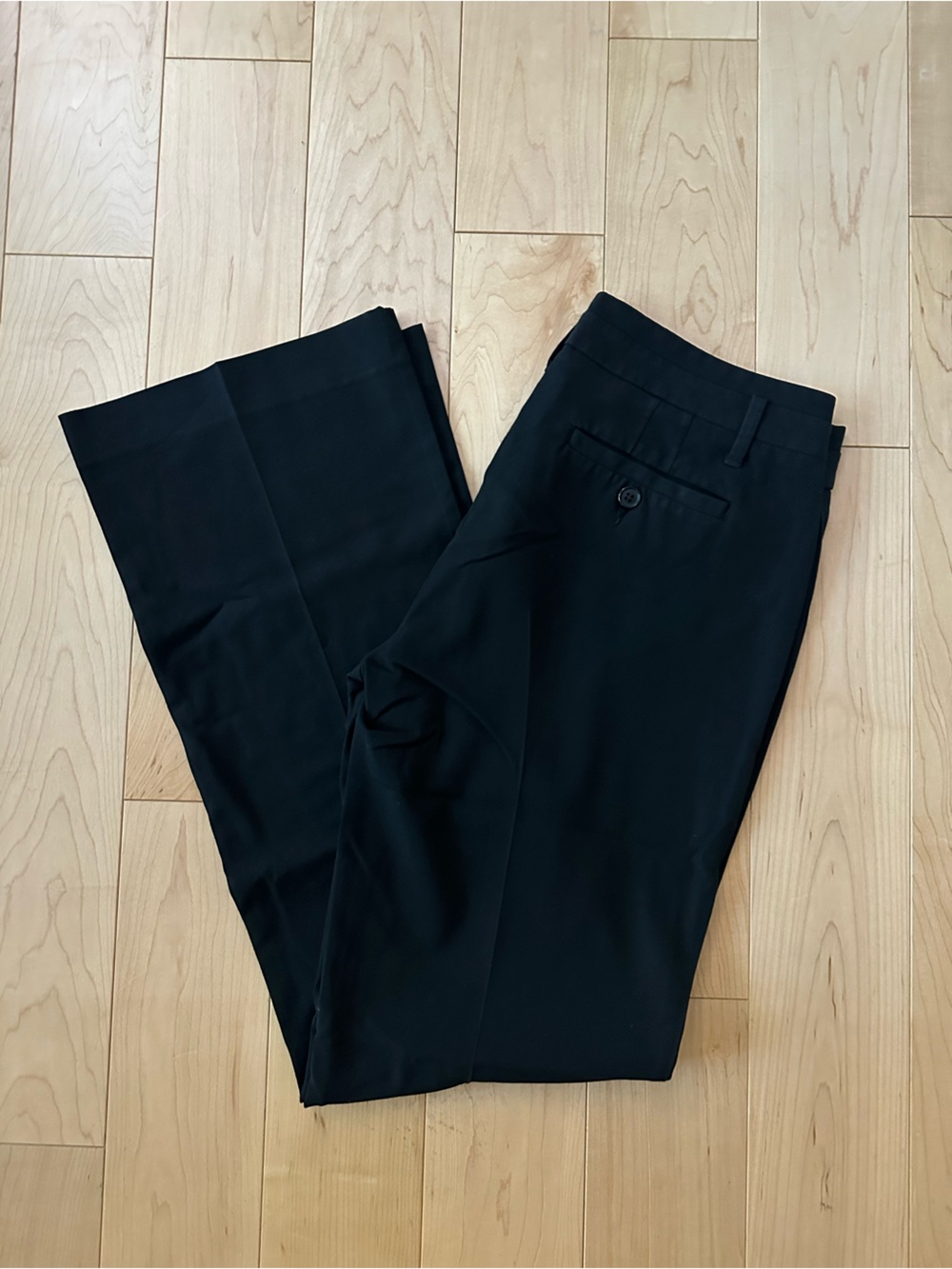 Y2K Mid Low Rise Vintage Jacob Black Long Trousers Pants